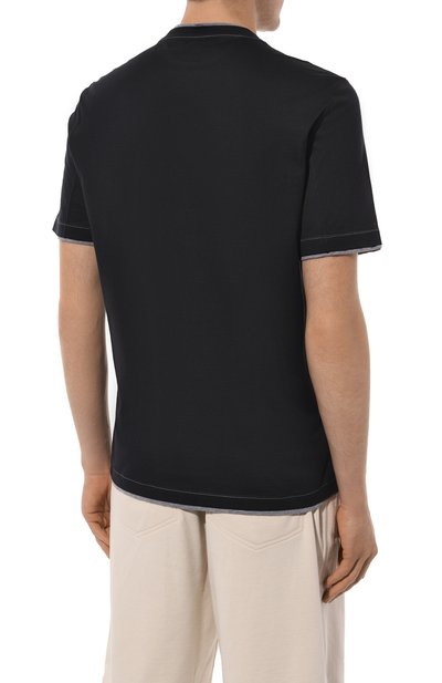 Хлопковая футболка BRUNELLO CUCINELLI, арт. M0B137451G, фото 4