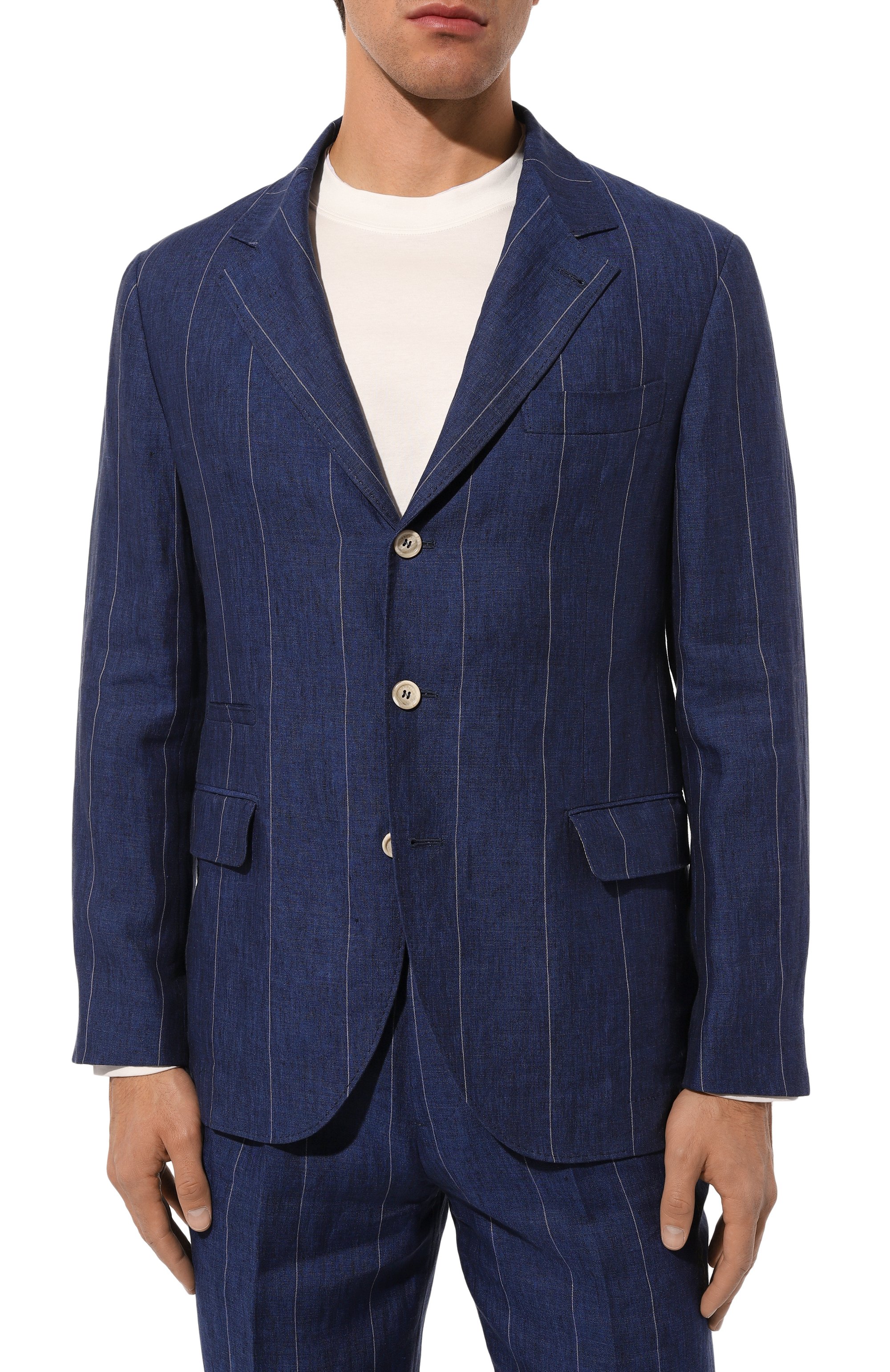 Льняной костюм BRUNELLO CUCINELLI, арт. MB400LDTR, фото 3