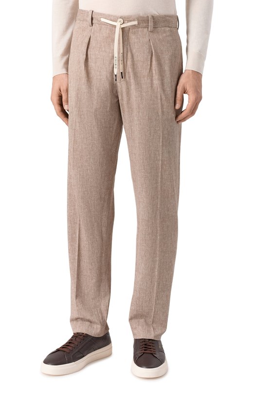 Хлопковые брюки Circolo 1901 CN5262 Коричневый  CN5262 Фото 3