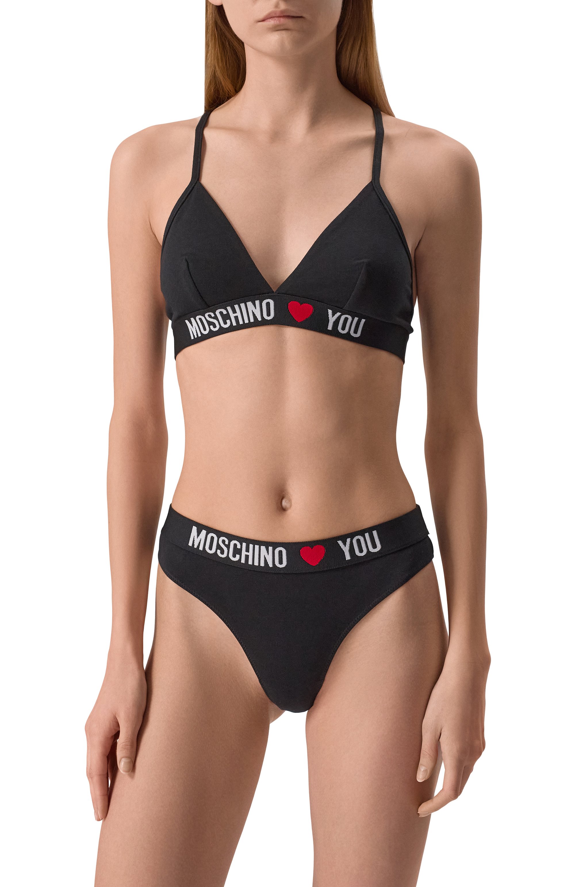 Бюстгальтер MOSCHINO черного цвета по цене 9285 руб., арт. V1410/4402, фото 2 Бюстгальтер MOSCHINO, арт. V1410/4402, фото 2