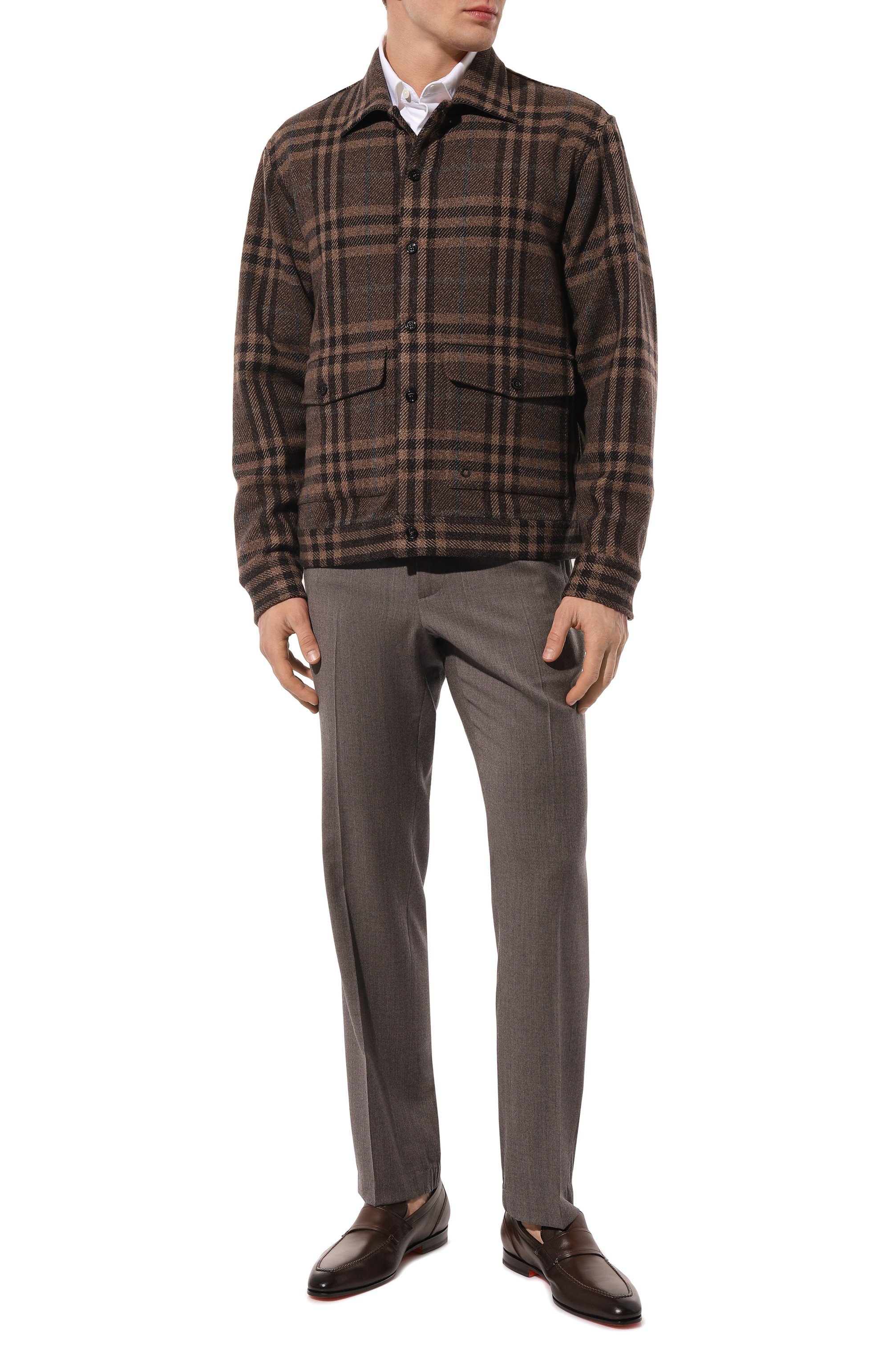 Кожаные лоферы levante SANTONI, арт. MCLG16451SA3BSG8, фото 2