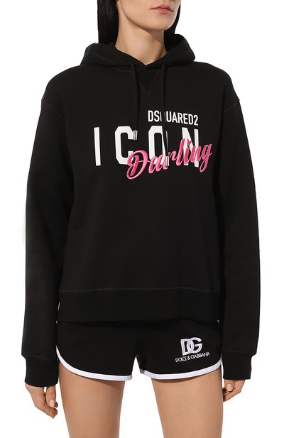 Хлопковое худи DSQUARED2, арт. S80GU0097/S25516, фото 3