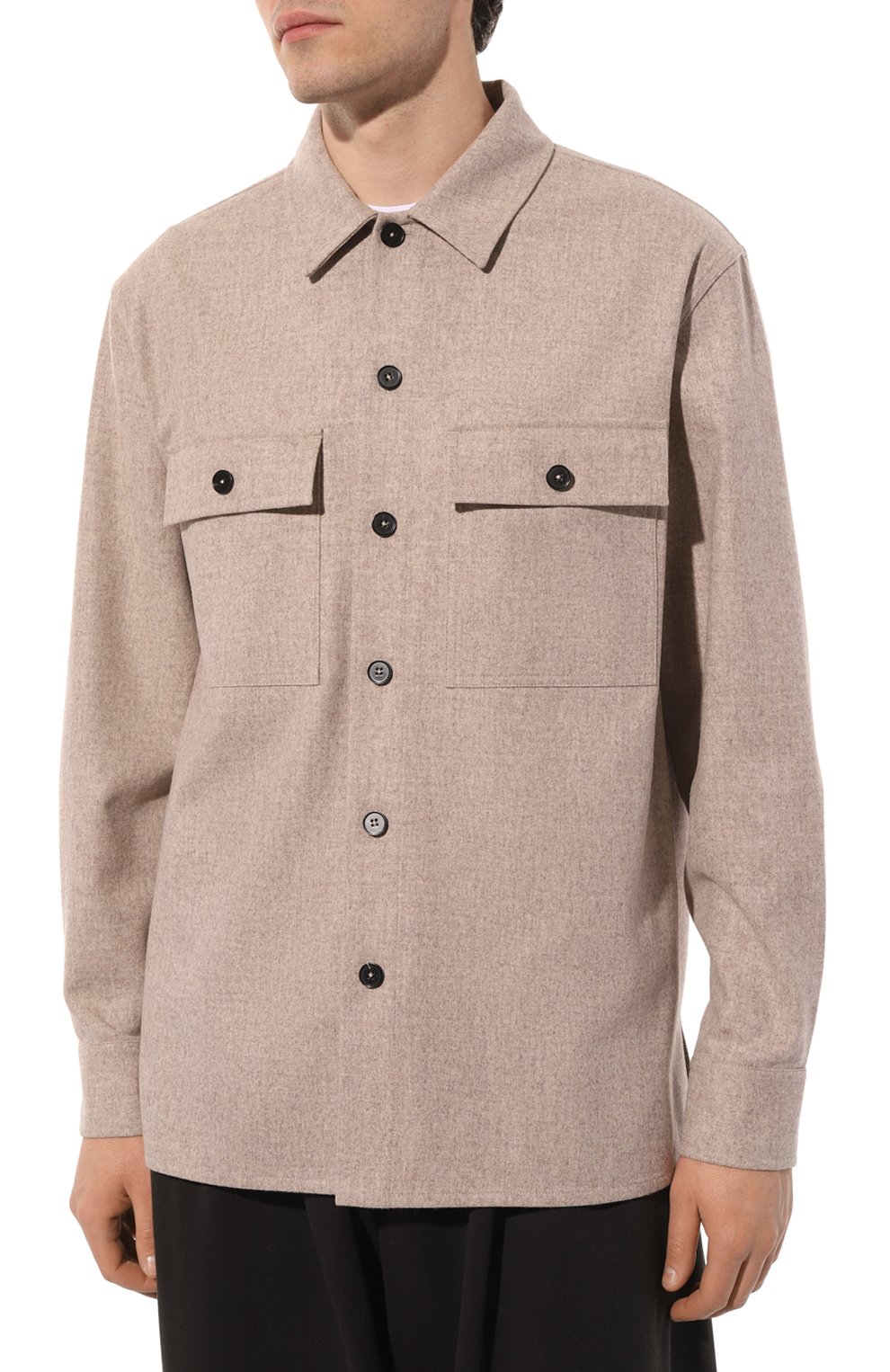 Шерстяная рубашка JIL SANDER, арт. J47DL0131/J40119, фото 3