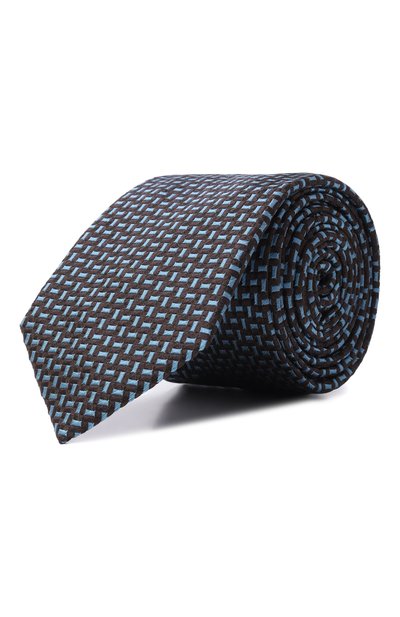 Мужской шелковый галстук ZILLI, арт. CRAV02M0600VSJQ00