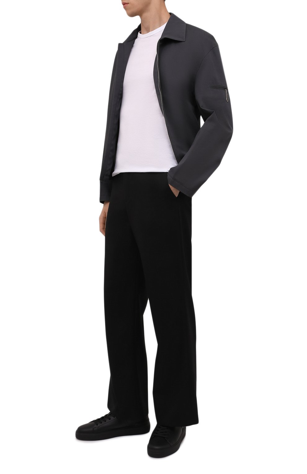 Кожаные кеды b-court BALMAIN, арт. XM1VI288/LVTR, фото 2