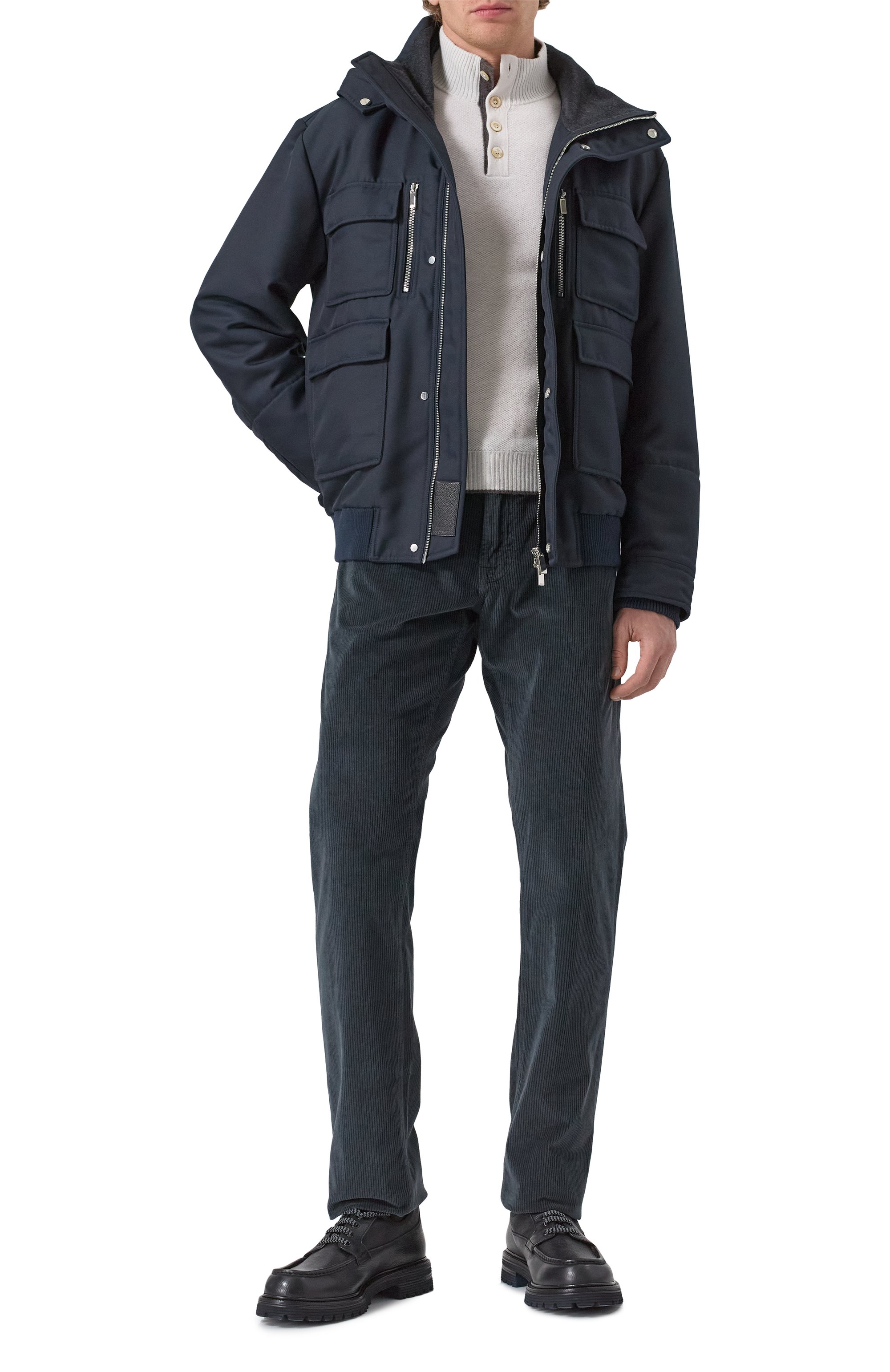 Утепленный бомбер ZILLI, арт. B0MB05M200290030U, фото 2