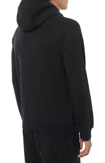 Толстовка из хлопка и шелка BRUNELLO CUCINELLI, арт. MTU22B2224, фото 4