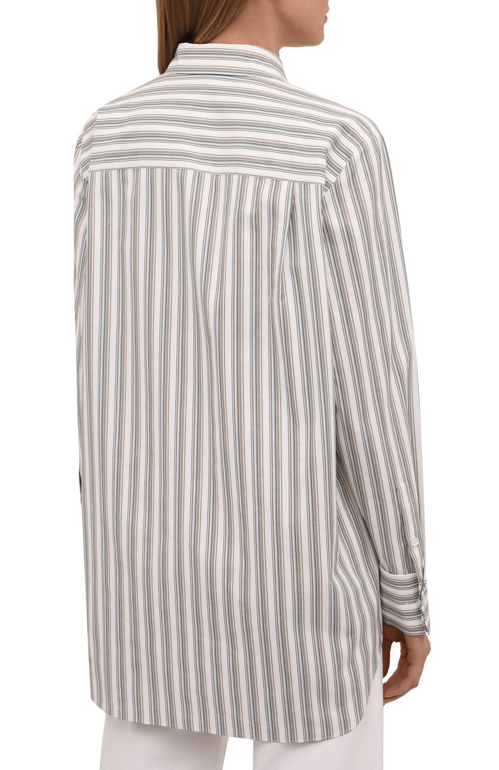 Хлопковая рубашка LORO PIANA, арт. FAL8093, фото 4