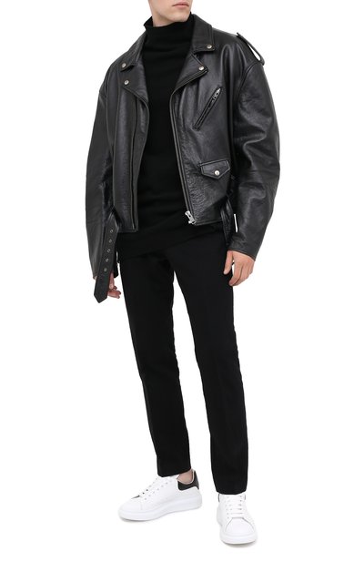 Кожаные кеды oversized ALEXANDER MCQUEEN, арт. 625162/WHYB8, фото 2