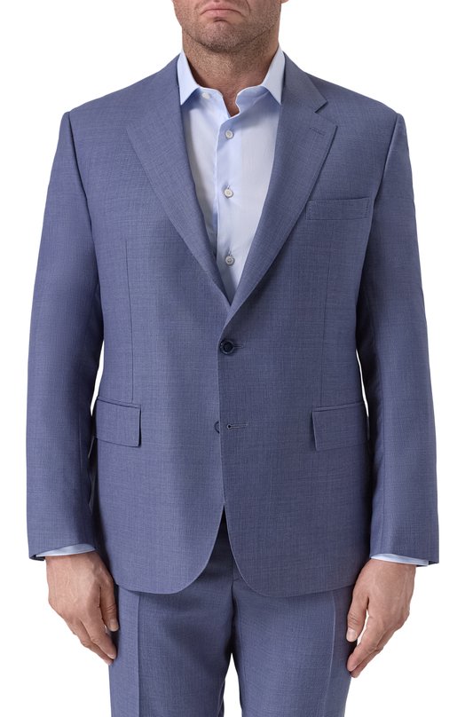 Шерстяной костюм Stefano Ricci M1SF432220/W0017S/58 Синий  M1SF432220/W0017S/58 Фото 3
