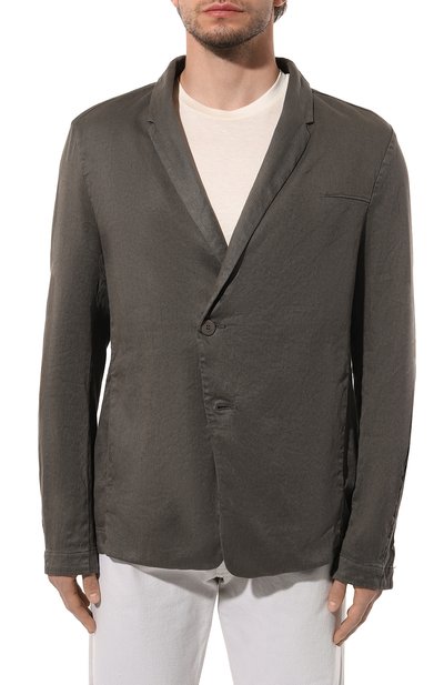 Пиджак изо льна и хлопка TRANSIT, арт. CFUTRWF152, фото 3