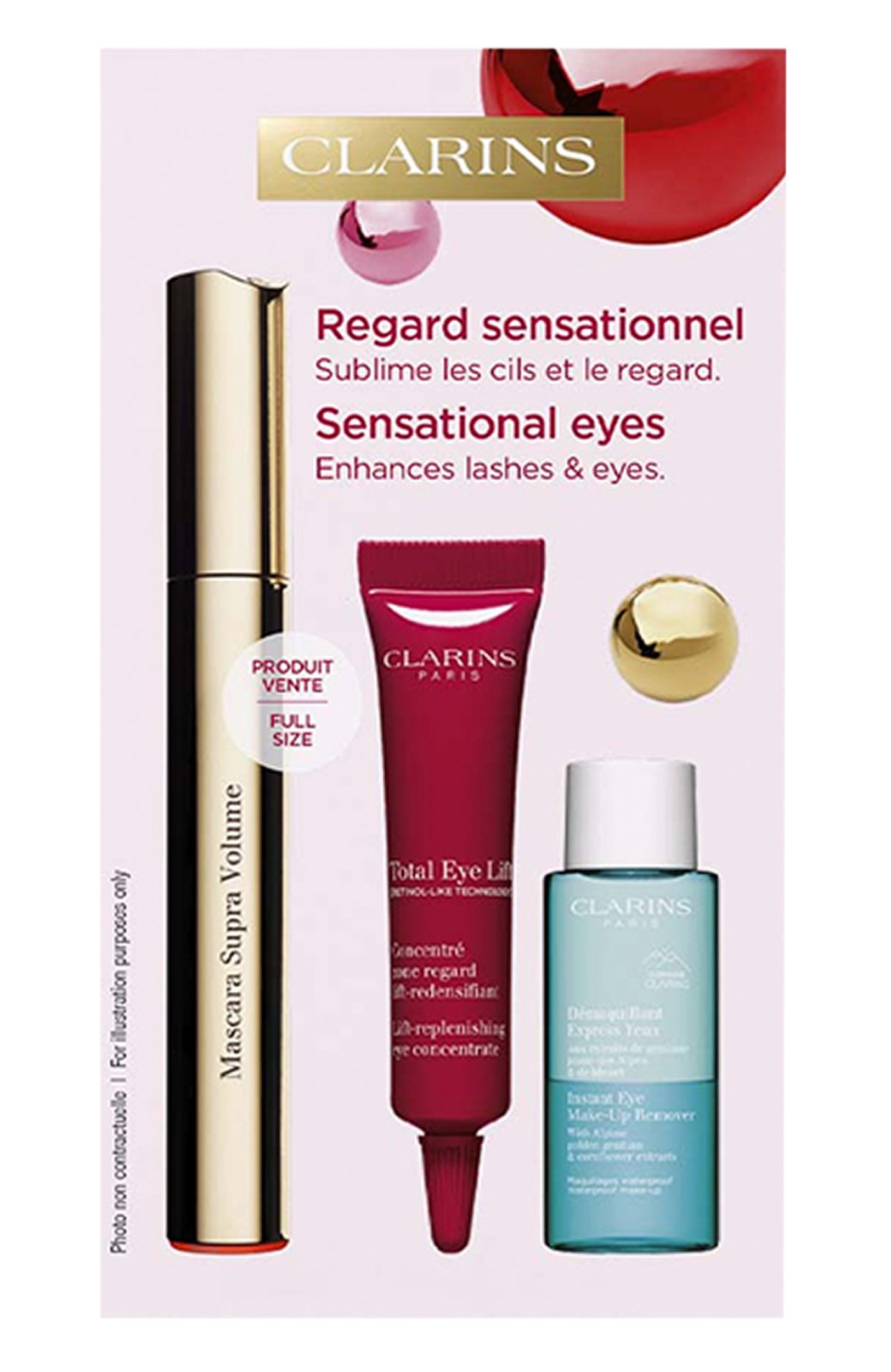 Набор mascara supra volume (8+10+7ml) CLARINS бесцветного цвета по цене 3900 руб., арт. 80129844, фото 4 Набор mascara supra volume (8+10+7ml) CLARINS, арт. 80129844, фото 4