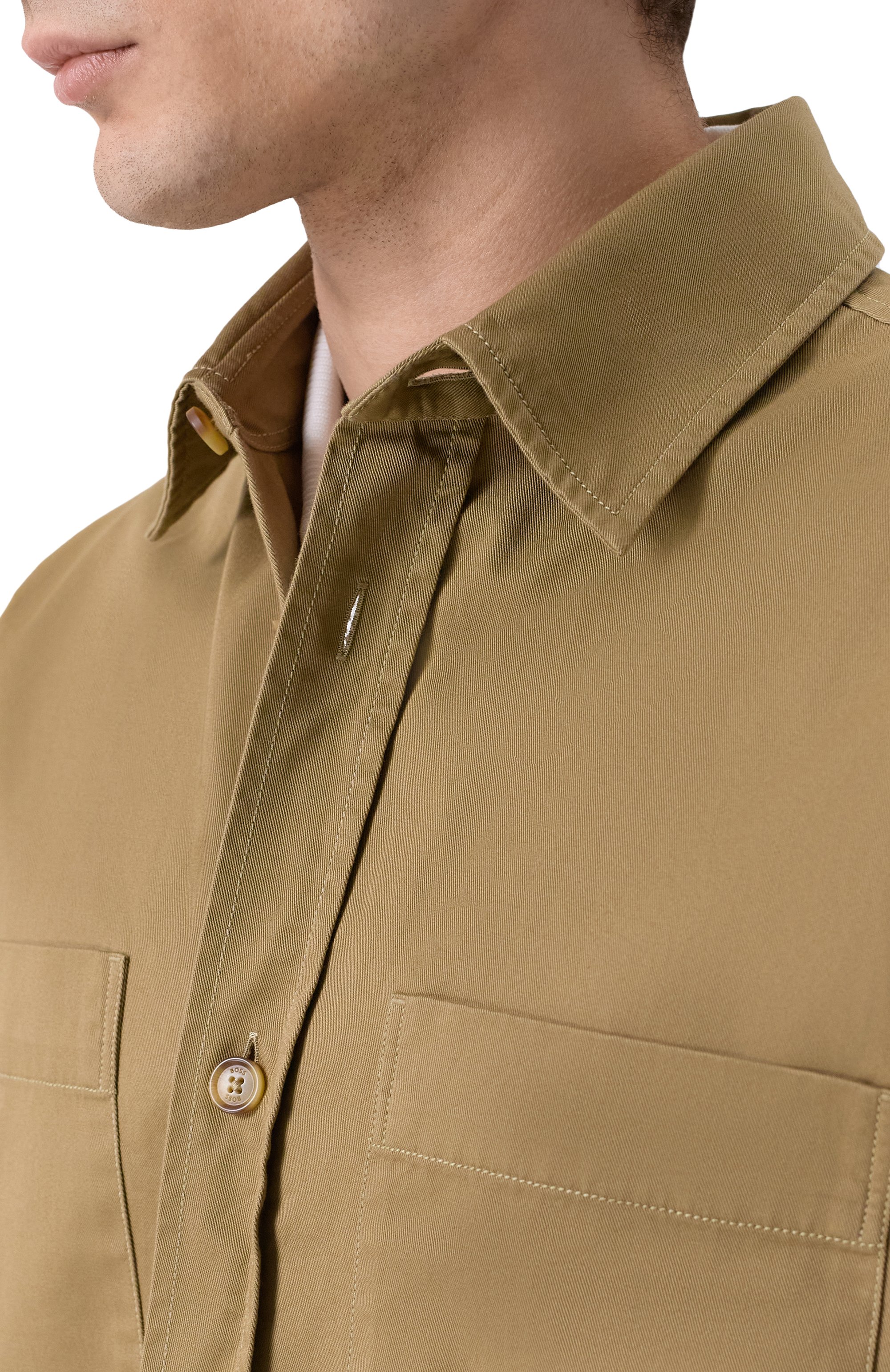 Хлопковая рубашка BOSS, арт. 50556121, фото 5