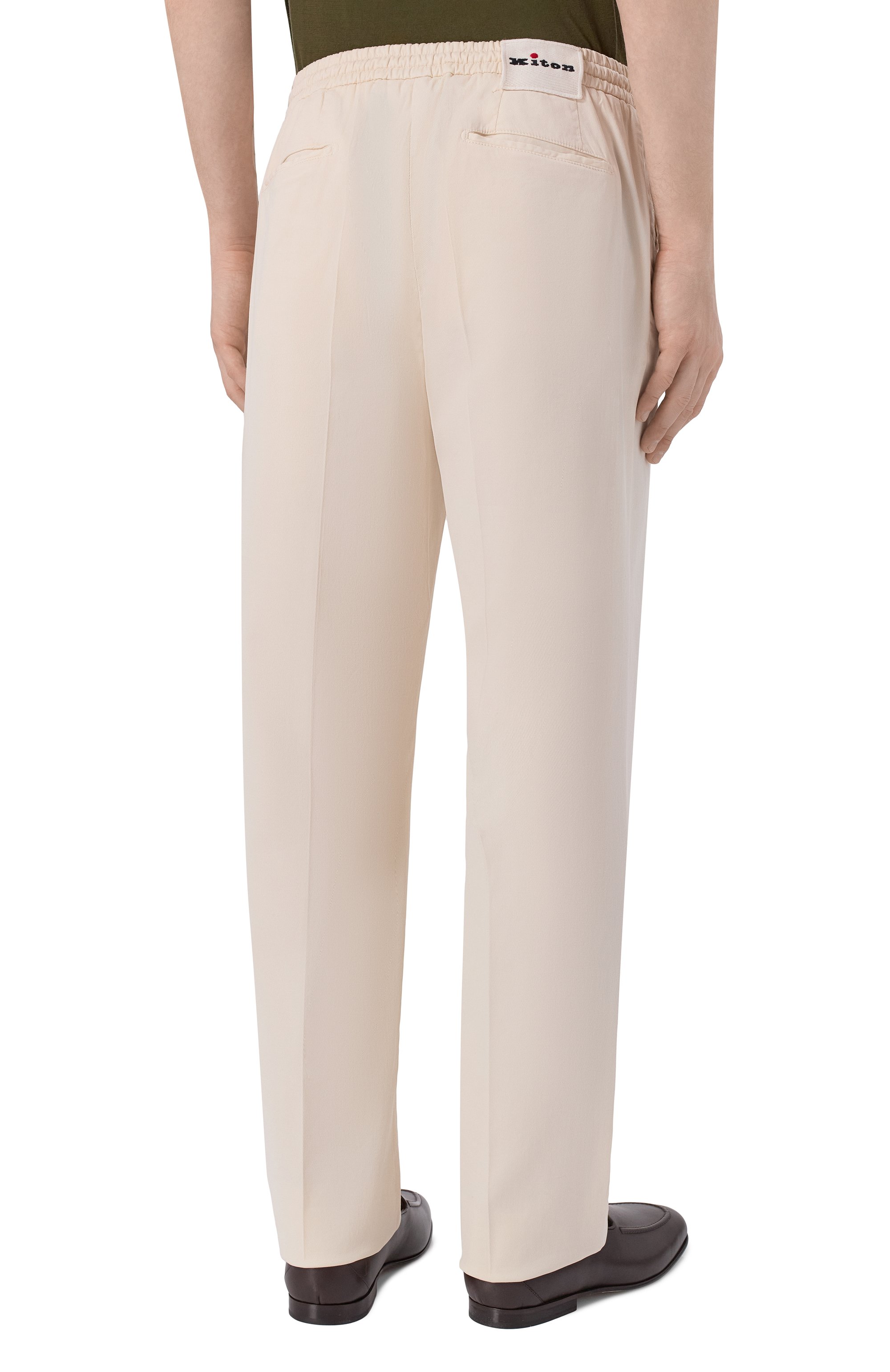Брюки из хлопка и шелка KITON, арт. UPLACRK0607H, фото 4