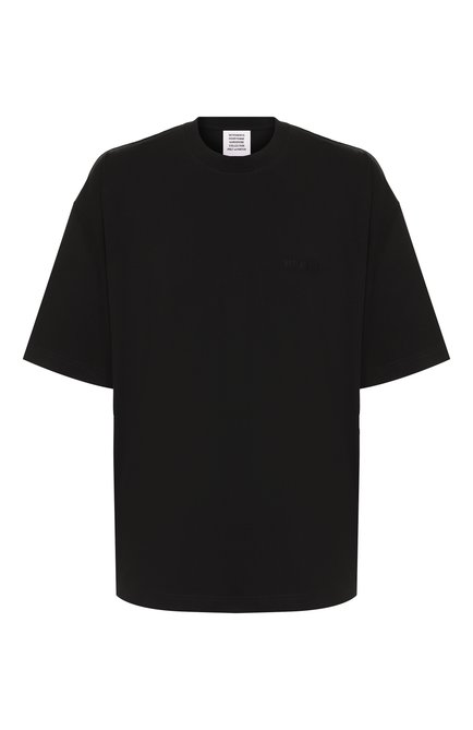 Мужская хлопковая футболка VETEMENTS, арт. UH76TR100B/1000 LIGHT JERSEY