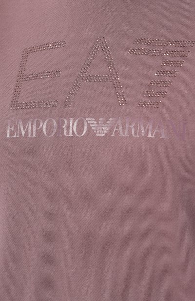 Хлопковое худи EA7, арт. 6DTM17/TJD0Z, фото 5