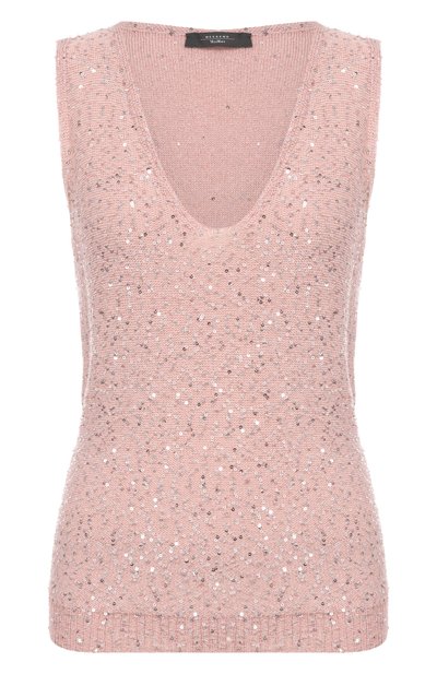 Женский топ с отделкой пайетками WEEKEND MAX MARA, арт. ACAICI