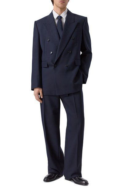 Шерстяные брюки SAINT LAURENT, арт. 844153/Y5K32, фото 2