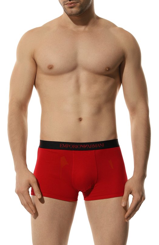 Комплект из трех боксеров Emporio Armani 111625/4F722 Красный  111625/4F722 Фото 2