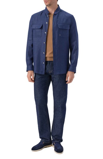 Куртка-рубашка изо льна и кашемира STEFANO RICCI, арт. MDJ6100050/C167HA, фото 2