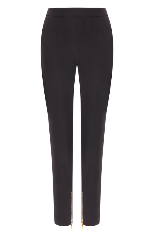 Шерстяные брюки Balmain FF1PM045/ME54 Чёрный FF1PM045/ME54