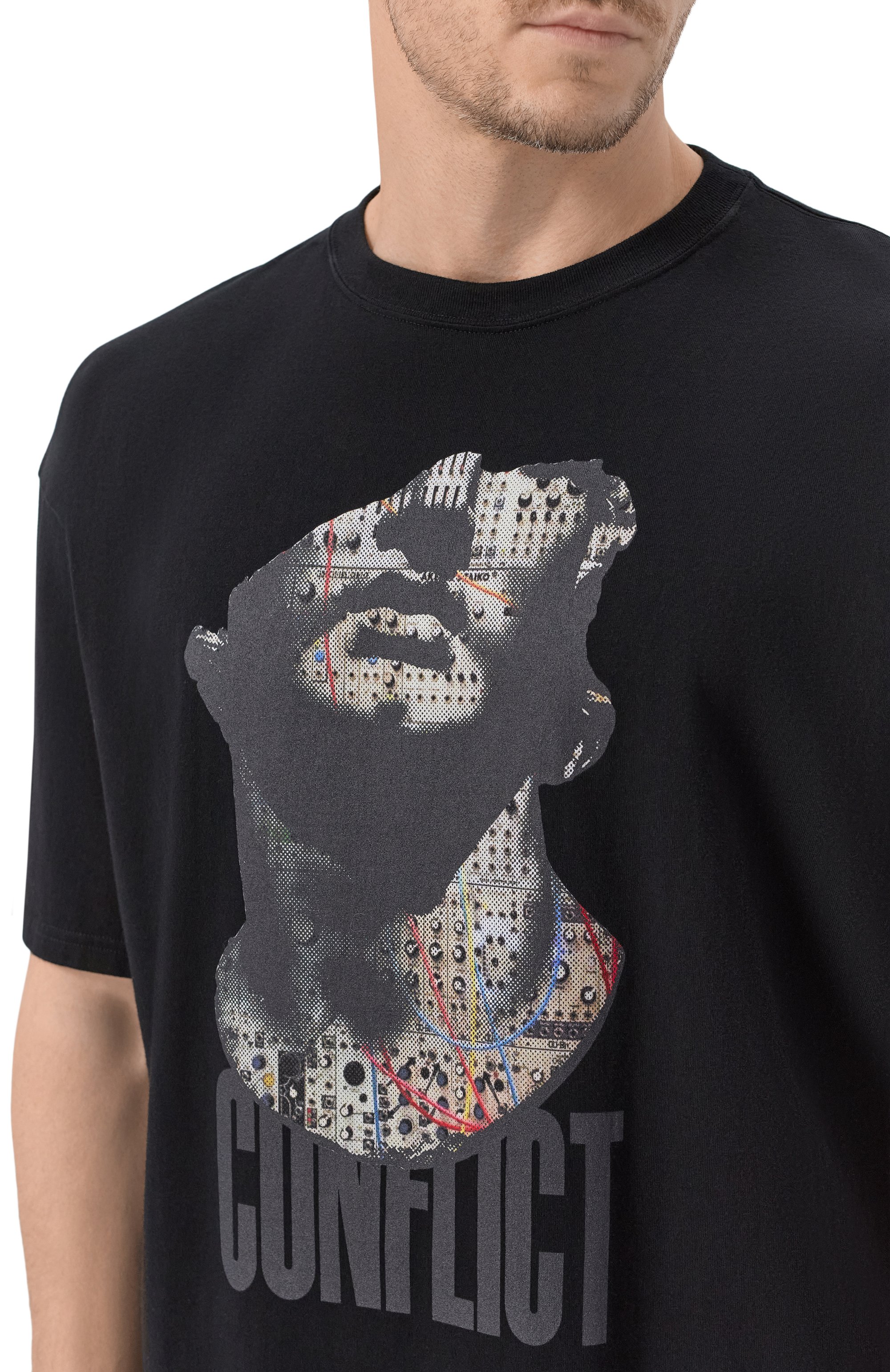 Хлопковая футболка UNDERCOVER, арт. UC1F3806, фото 5