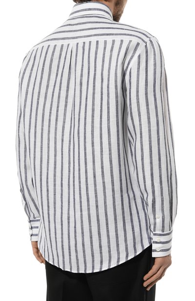 Льняная рубашка BRUNELLO CUCINELLI, арт. MM6450028, фото 4