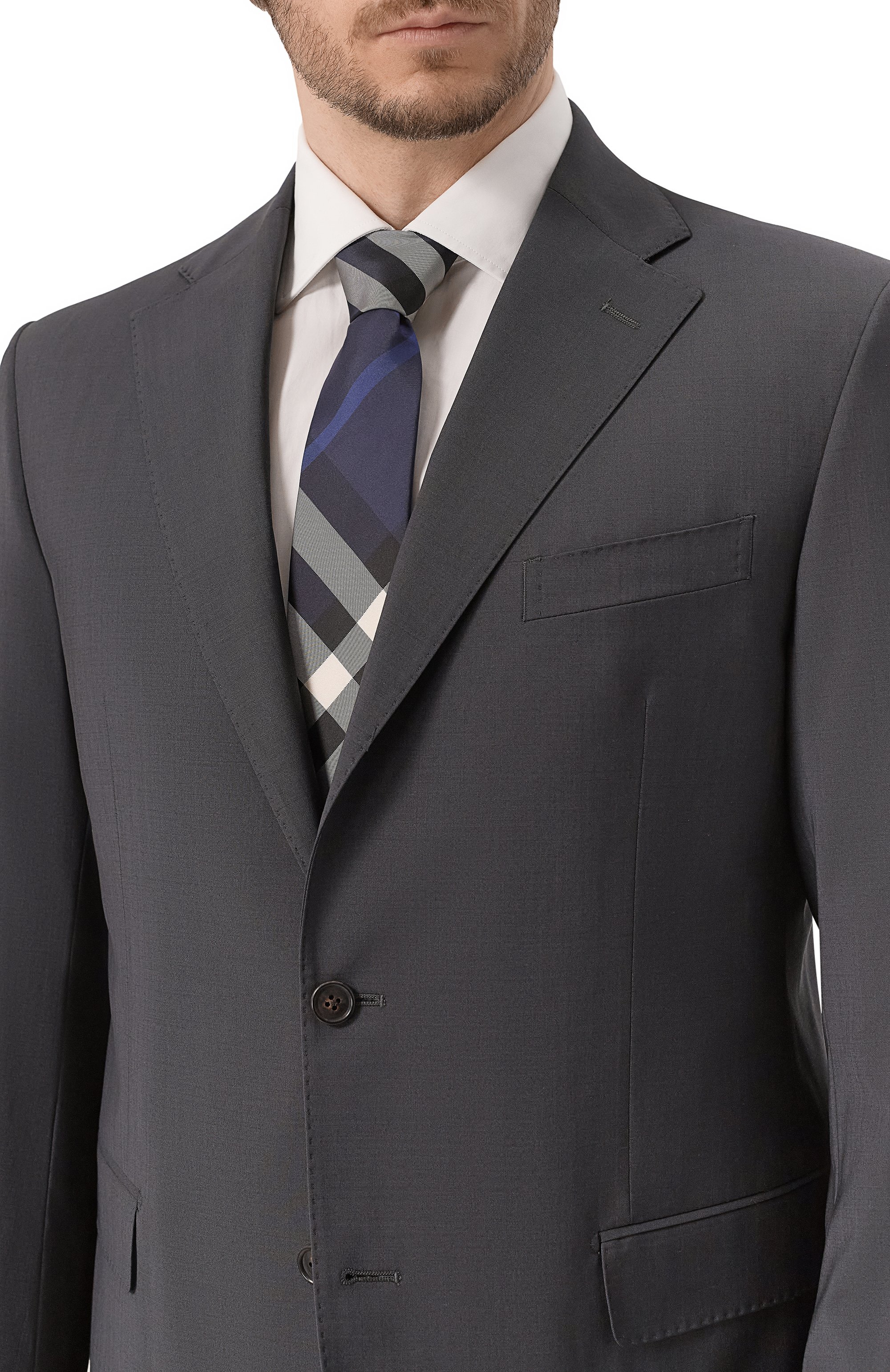 Шелковый галстук BURBERRY, арт. 8013820, фото 2