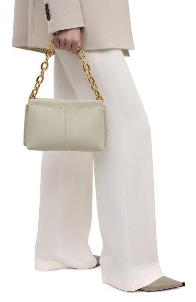 Сумка carly chain mini WANDLER светло-зеленого цвета по цене 72600 руб., арт. CARLY MINI HEAVY CHAIN, фото 2 Сумка carly chain mini WANDLER, арт. CARLY MINI HEAVY CHAIN, фото 2