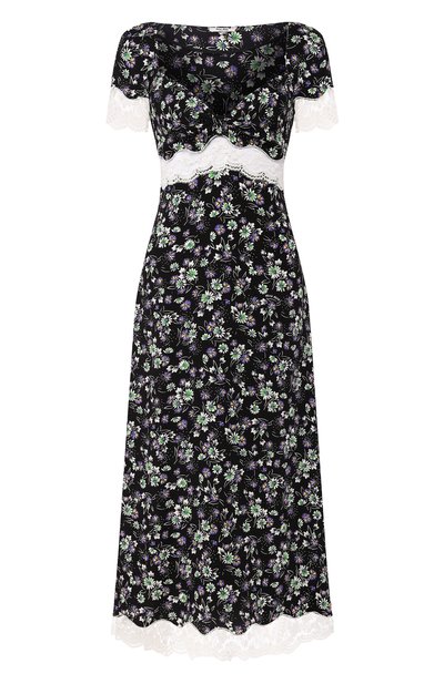 Шелковое платье MIU MIU, арт. MF3597-1WBC-F0002, фото 1