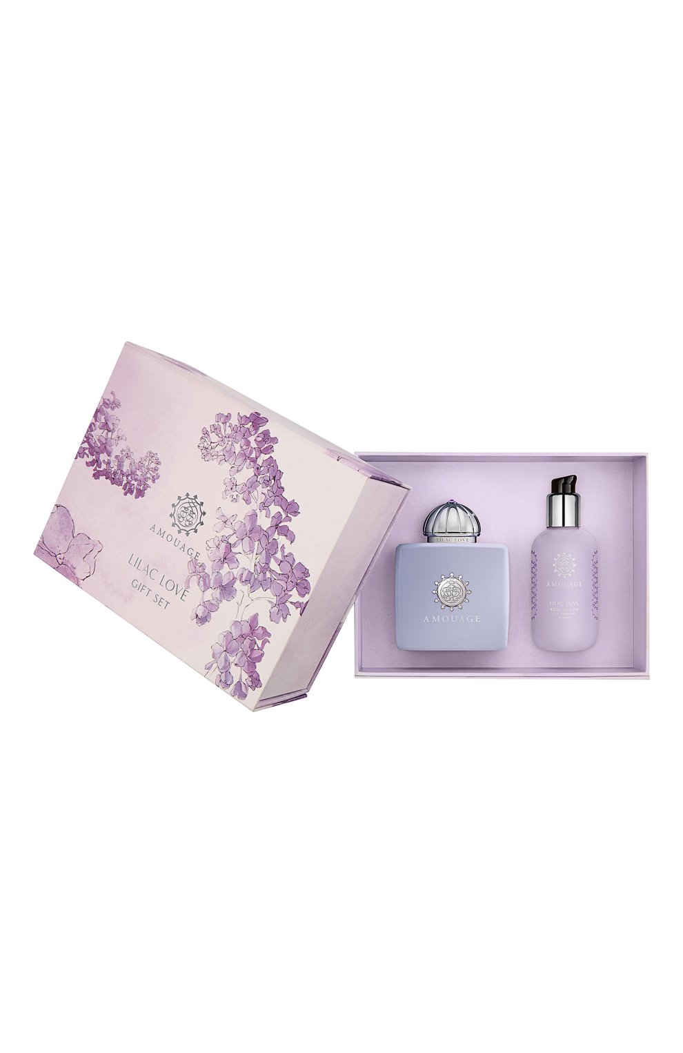 Набор lilac love gift set (100+100ml) AMOUAGE бесцветного цвета по цене 50700 руб., арт. 12952, фото 1 Набор lilac love gift set (100+100ml) AMOUAGE, арт. 12952, фото 1