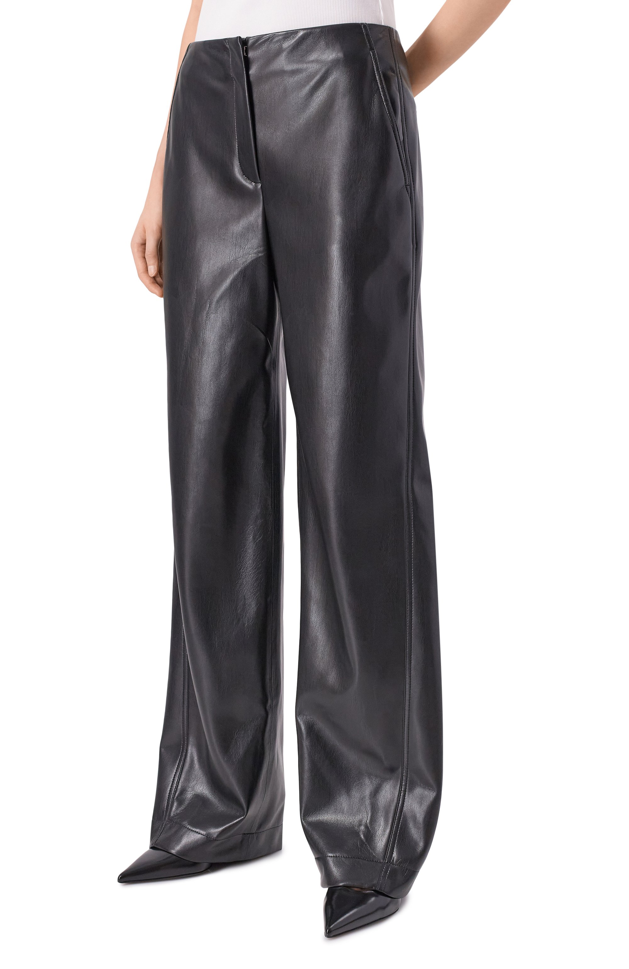 Брюки из экокожи BOSS, арт. 50549241, фото 3