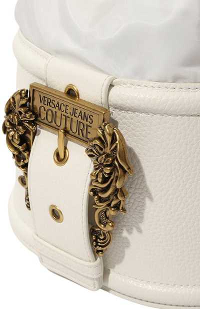 Сумка VERSACE JEANS COUTURE белого цвета по цене 22800 руб., арт. 75VA4BF3/ZS827, фото 3 Сумка VERSACE JEANS COUTURE, арт. 75VA4BF3/ZS827, фото 3