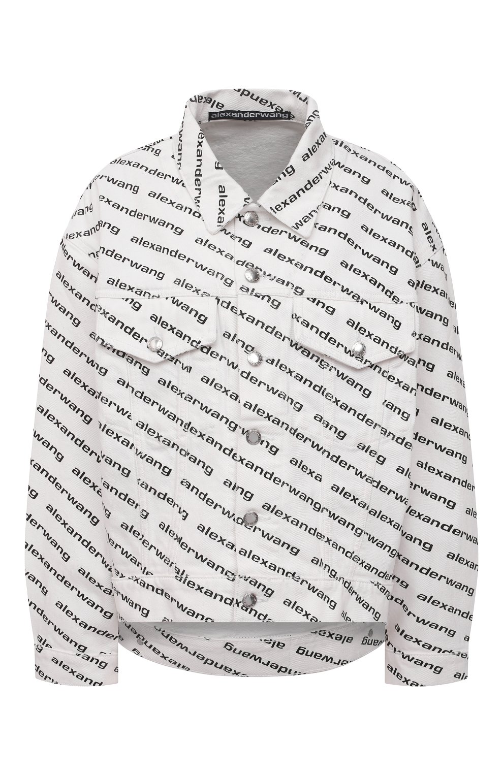 Джинсовая куртка ALEXANDER WANG черно-белого цвета по цене 82650 руб., арт. 4DC1212891, фото 1 Джинсовая куртка ALEXANDER WANG, арт. 4DC1212891, фото 1