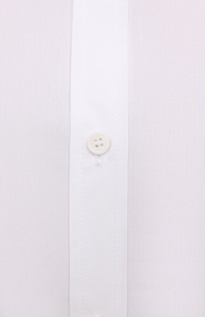 Хлопковая рубашка ALEXANDER MCQUEEN белого цвета по цене 59050 руб., арт. 584781/QAAAD, фото 5 Хлопковая рубашка ALEXANDER MCQUEEN, арт. 584781/QAAAD, фото 5