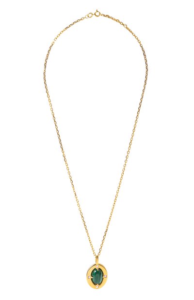 Женская подвеска ai с малахитом и аметистами MOONKA, арт. ai-bg-nl-mal