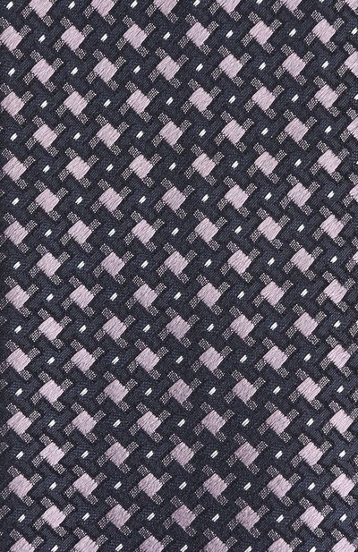Шелковый галстук с узором ZEGNA сиреневого цвета по цене 23650 руб., арт. Z9F011PC, фото 3 Шелковый галстук с узором ZEGNA, арт. Z9F011PC, фото 3