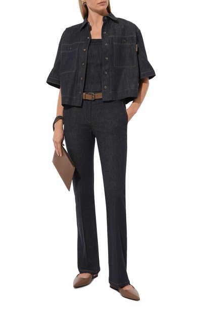 Женский джинсовый корсет BRUNELLO CUCINELLI, арт. ML161TR08