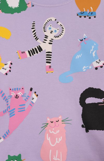 Хлопковый свитшот STELLA MCCARTNEY, арт. TW4B20, фото 3