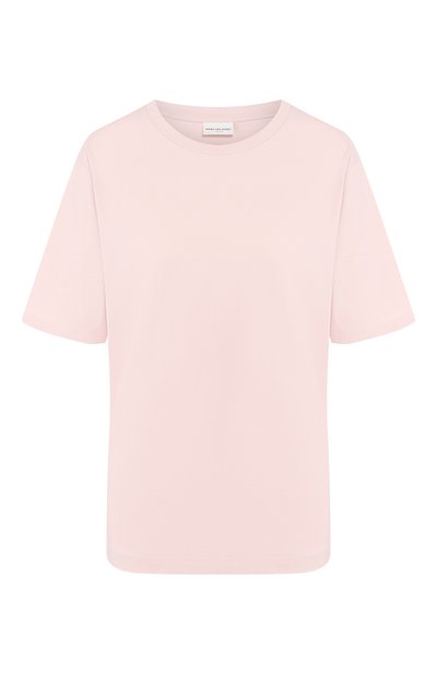 Женская хлопковая футболка DRIES VAN NOTEN, арт. 201-11165-9619