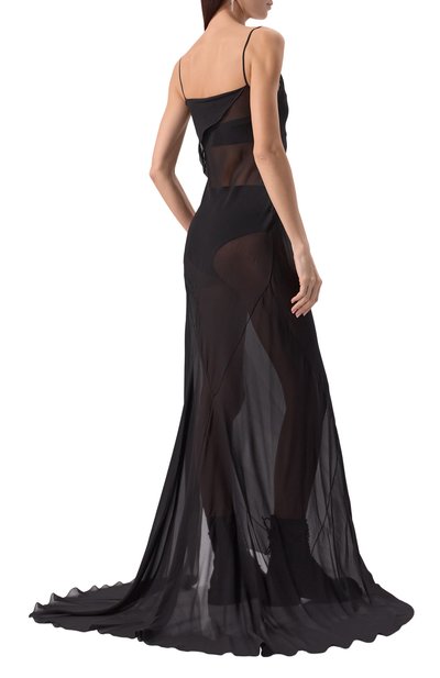 Шелковое платье ANN DEMEULEMEESTER, арт. 2402-W-DR25-R-FA132-099, фото 4