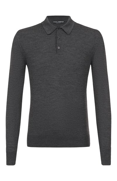 Мужская шерстяное поло DOLCE & GABBANA, арт. GXZ25T/JCVZS
