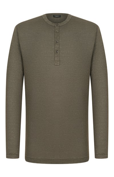 Мужская льняной лонгслив-хенли STEFANO RICCI, арт. K919510S4B/T26205