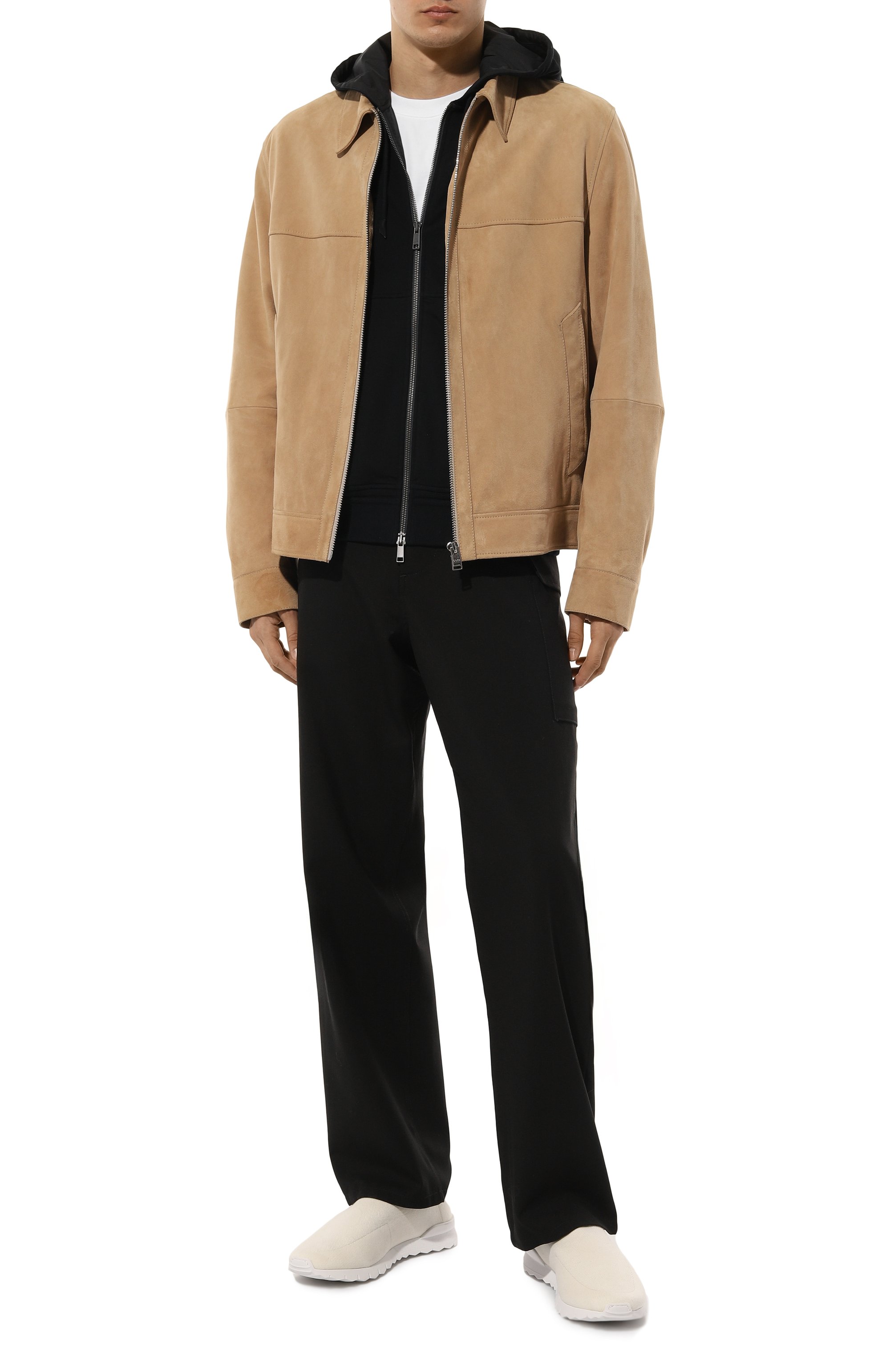 Текстильные кроссовки KITON, арт. USSA089N001046, фото 2