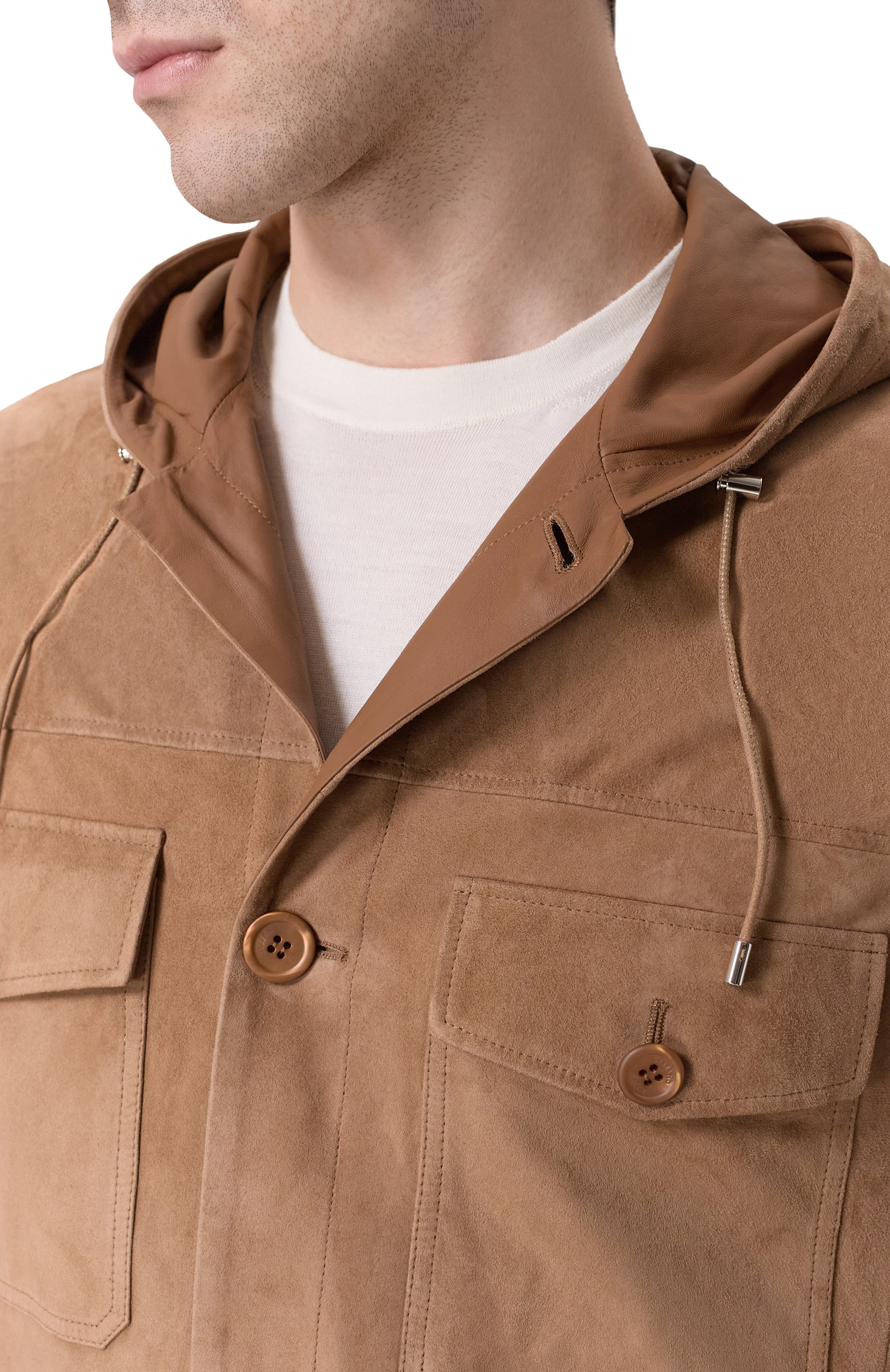 Замшевая куртка-рубашка STEFANO RICCI, арт. M7J6100150/SUEJS3_001, фото 5