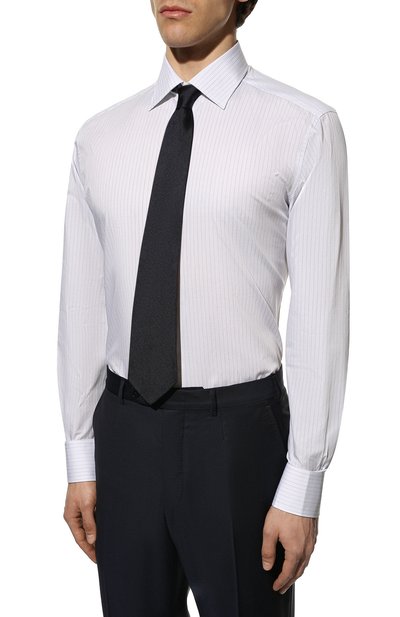 Хлопковая сорочка ZEGNA, арт. 301226/9RS0PA, фото 4