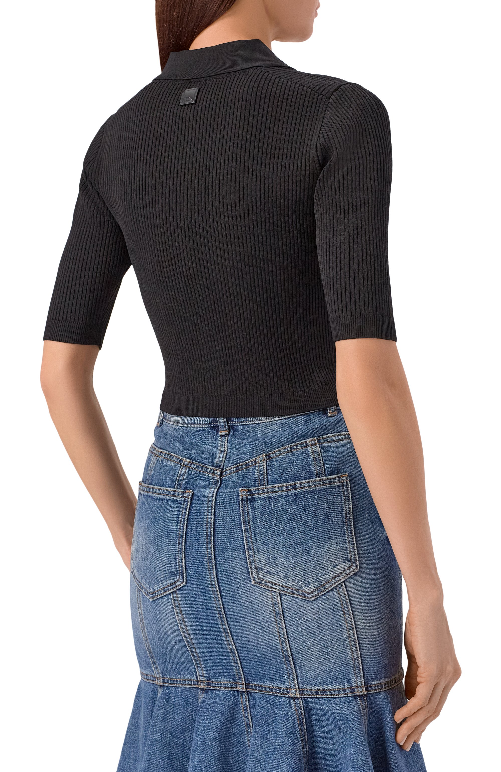 Кардиган JUUN.J черного цвета по цене 55450 руб., арт. JW635AW01, фото 4 Кардиган JUUN.J, арт. JW635AW01, фото 4