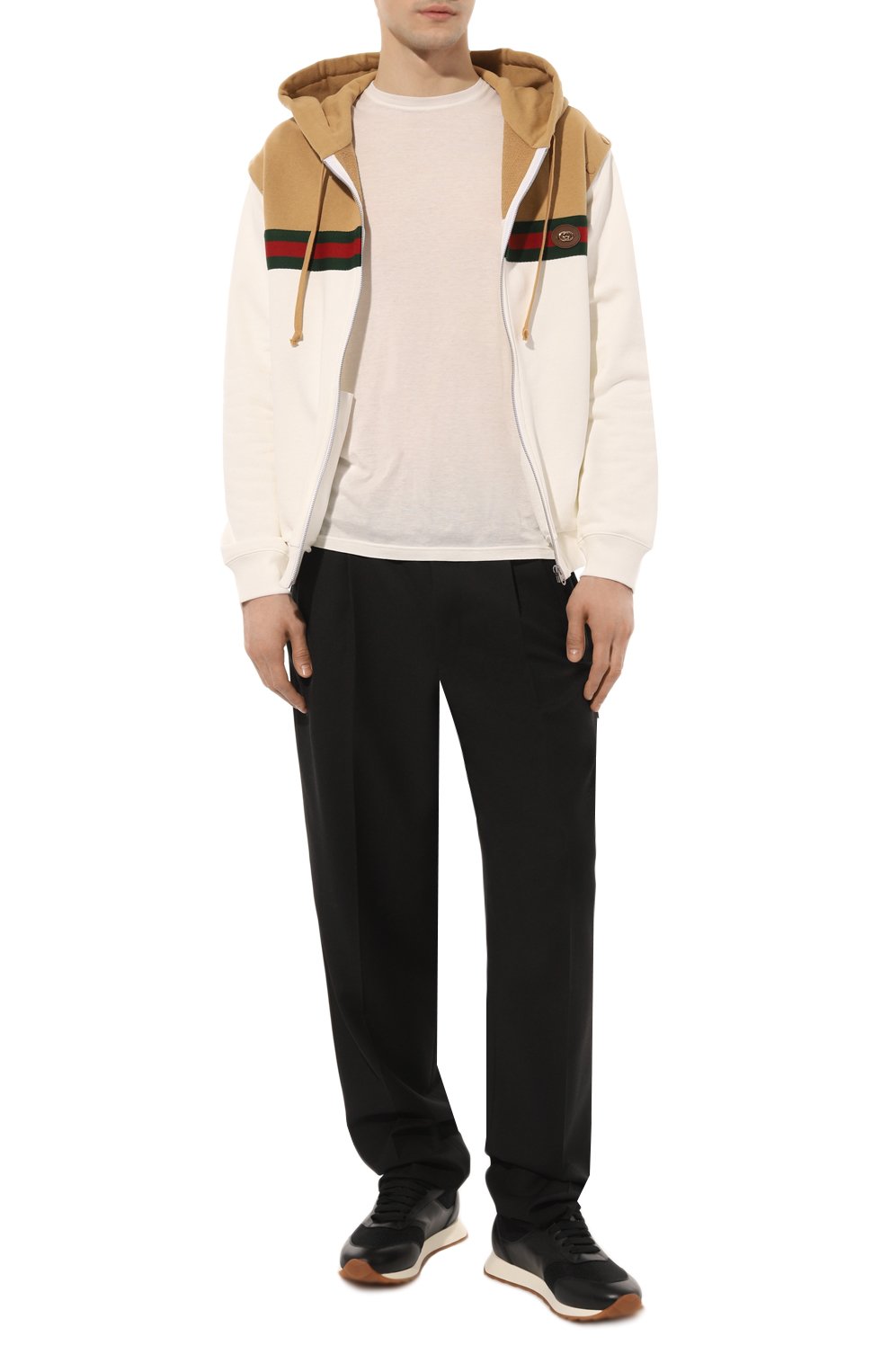 Хлопковая толстовка GUCCI, арт. 660292 XJDHD, фото 2