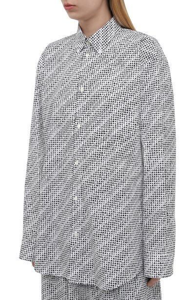 Хлопковая рубашка BALENCIAGA, арт. 658956/TKL40, фото 3
