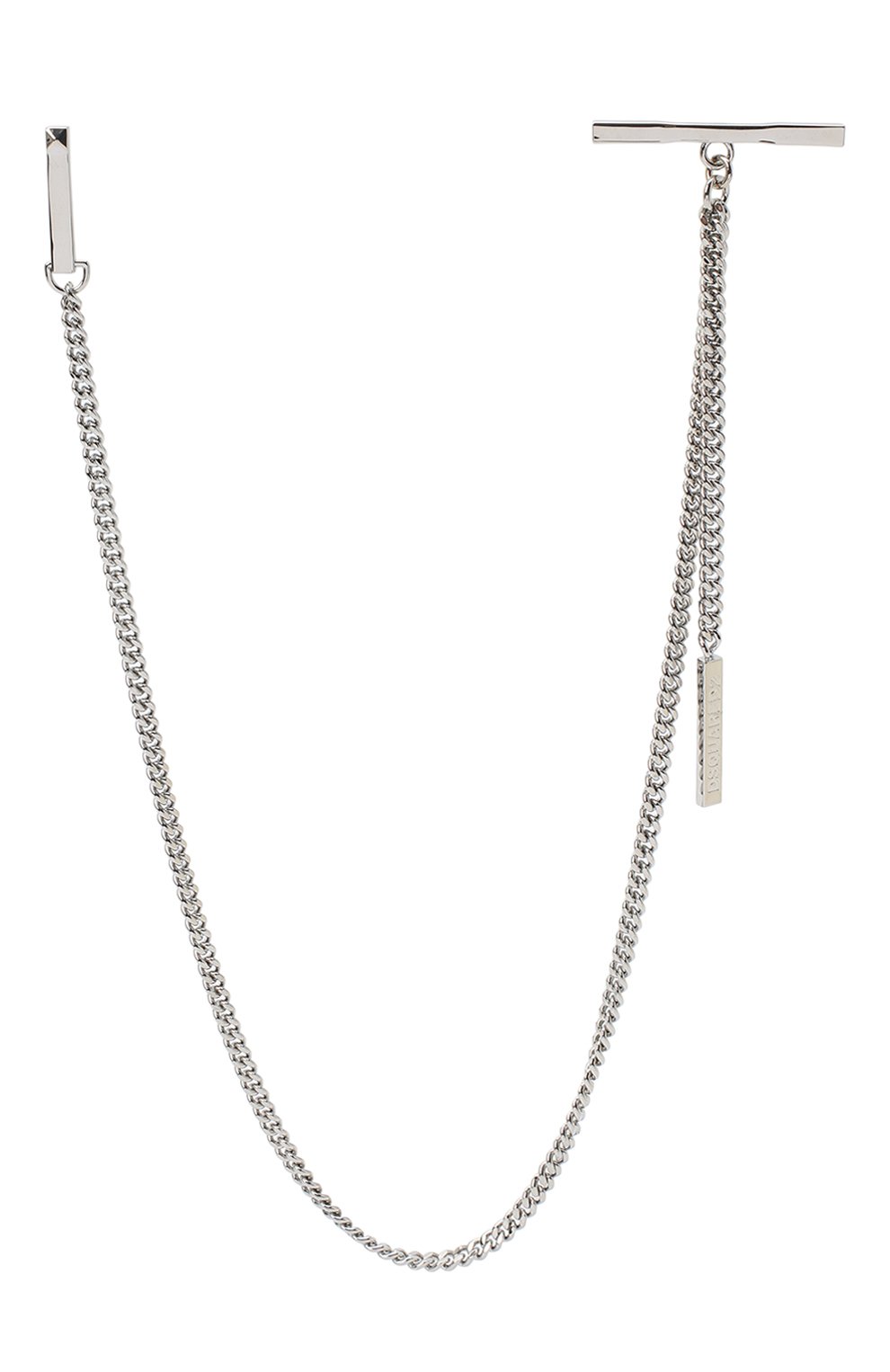 Цепь DSQUARED2 серебряного цвета по цене 19950 руб., арт. CHM0030/37200001, фото 1 Цепь DSQUARED2, арт. CHM0030/37200001, фото 1